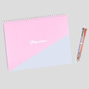 A4 One Semester Study Planner with Pen